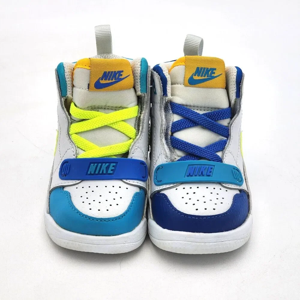 Nike Kids Jordan Legacy 312 SE High Top Sneakers Blue Lagoon Toddler's Size 5C